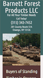 Mobile Screenshot of barnettforestproductsny.com