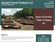 Tablet Screenshot of barnettforestproductsny.com